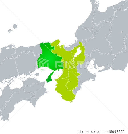 Hyogo Prefecture Map and Kansai Region 48097551