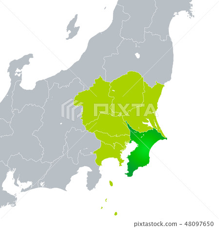 Chiba Prefecture Map and Kanto Region 48097650