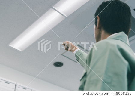 fluorescent lamp, fluorescent light, led 48098153