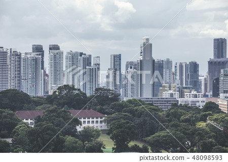 Singapore Orchard,Somerset architecture aerial day Singapore Orchard,Somerset architecture aerial day 48098593