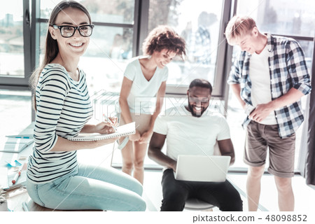 Group of colleagues that working at project Group of colleagues that working at project 48098852