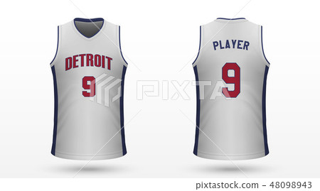 Realistic sport shirt 48098943