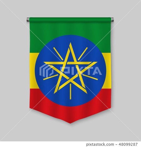 pennant with flag 48099287