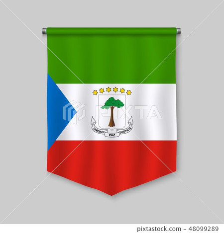 pennant with flag 48099289