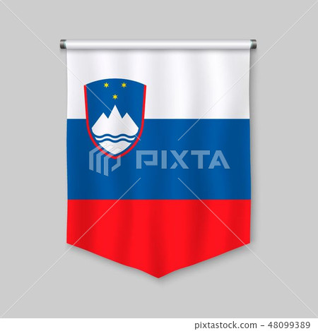 pennant with flag pennant with flag 48099389
