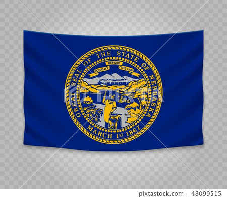 Realistic hanging flag Realistic hanging flag 48099515