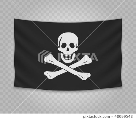 Realistic hanging flag Realistic hanging flag 48099548