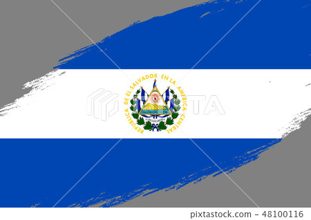 Grunge styled flag 48100116