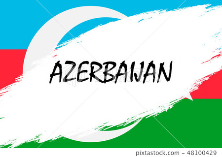 Grunge styled flag 48100429