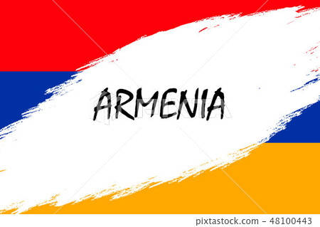 Grunge styled flag 48100443