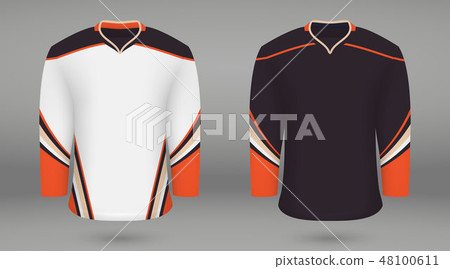 Shirt template forice hockey jersey Shirt template forice hockey jersey 48100611
