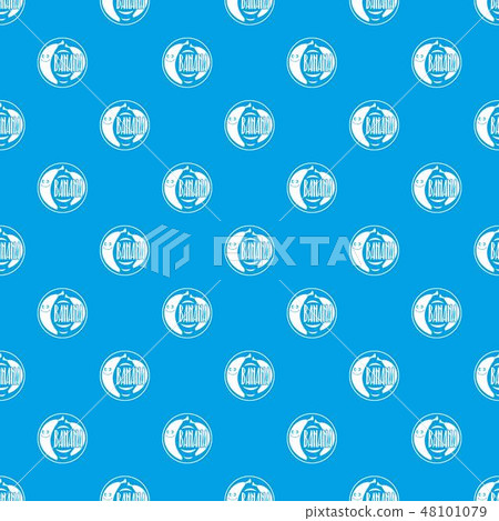 Banana pattern vector seamless blue Banana pattern vector seamless blue 48101079