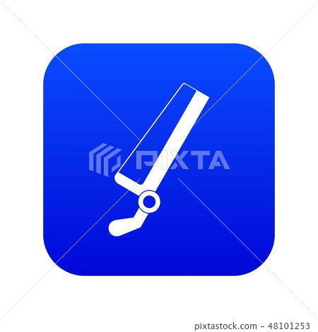 Surgical saw icon digital blue Surgical saw icon digital blue 48101253