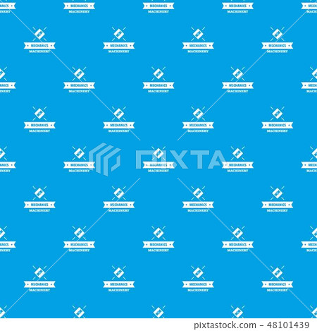 Work machinery pattern vector seamless blue Work machinery pattern vector seamless blue 48101439