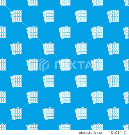 Waffle pattern vector seamless blue Waffle pattern vector seamless blue 48101442