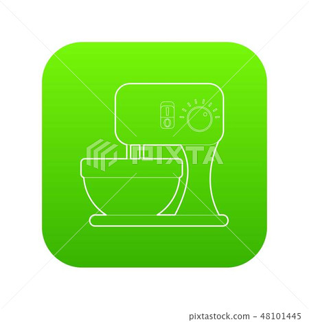 Mixer icon green vector Mixer icon green vector 48101445