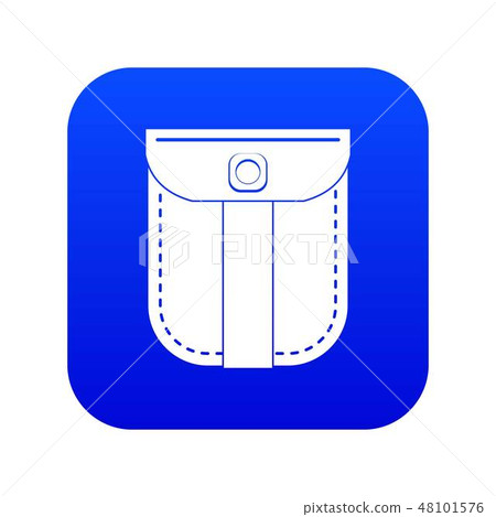 Fashion jeans pocket icon digital blue Fashion jeans pocket icon digital blue 48101576