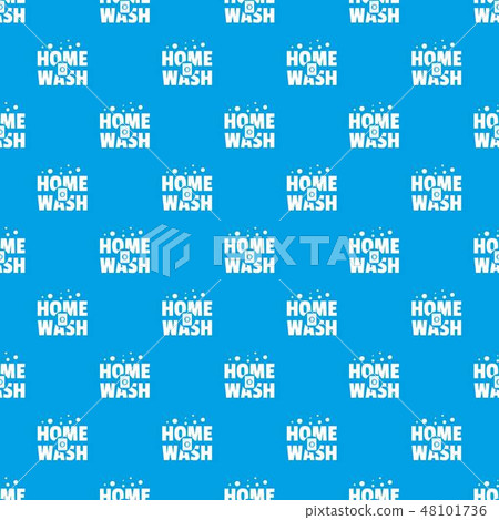 Home wash pattern vector seamless blue Home wash pattern vector seamless blue 48101736