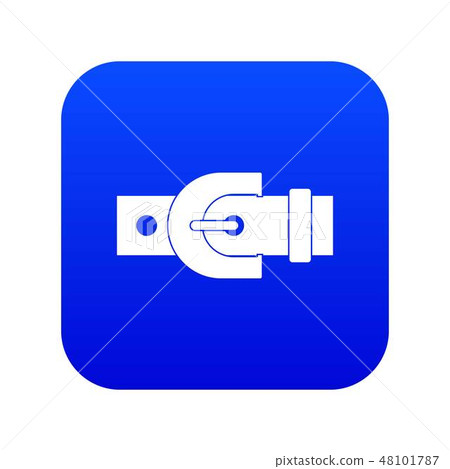 Buckle icon digital blue Buckle icon digital blue 48101787