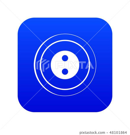 Button icon digital blue 48101864