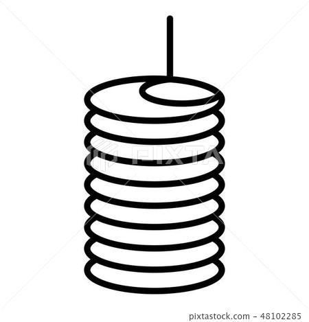 Coil icon, outline style Coil icon, outline style 48102285