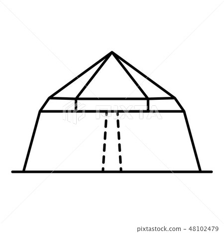 Canopy icon, outline style Canopy icon, outline style 48102479
