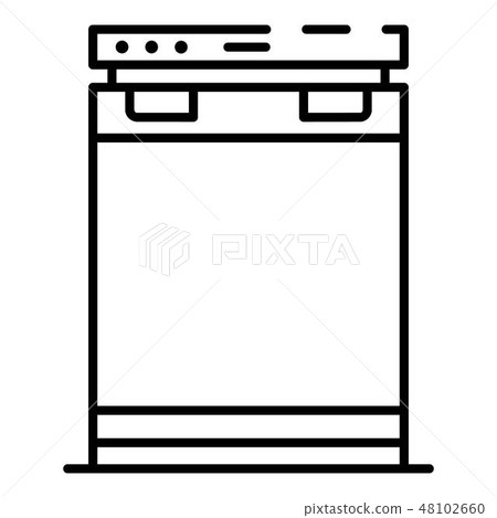 Magazine freezer icon, outline style 48102660
