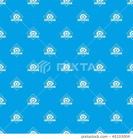 Explosion pattern vector seamless blue Explosion pattern vector seamless blue 48103004