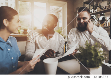 International company of people business meeting International company of people business meeting 48103184
