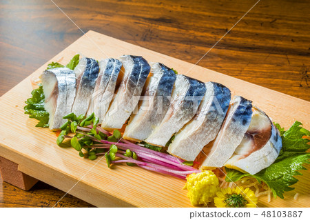 Sashimi Japan of raw fresh fish fillet (sashimi) Sashimi Japan of raw fresh fish fillet (sashimi) 48103887