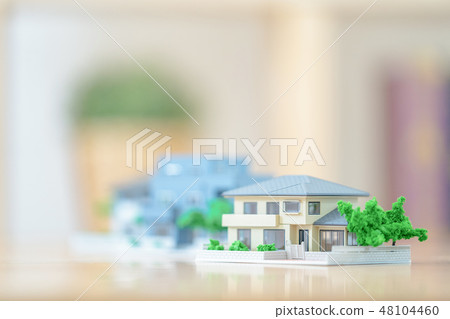 Real estate image miniature model house 48104460