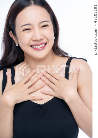 Female portrait series facial expression Female portrait series facial expression 48105191