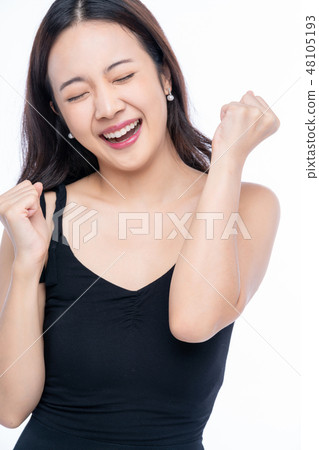 Female portrait series facial expression Female portrait series facial expression 48105193