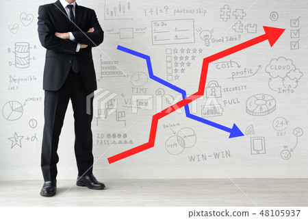 Business Image - Up And Down Business Image - Up And Down 48105937