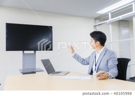Video conference Web conference Business image Conference Online conference Online learning 48105998