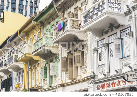 Art deco shophouses at Bukit Pasoh Singapore 48107035