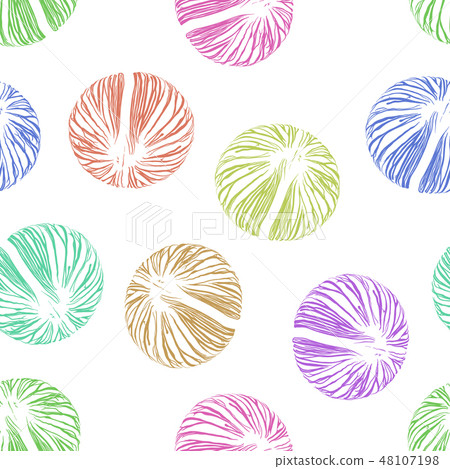 Pong pong seed with seamless background. 48107198