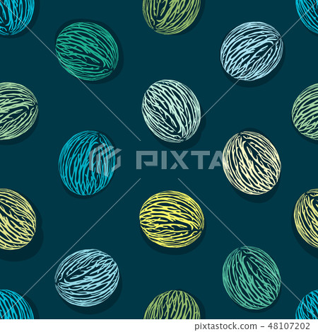 Pong pong seed with seamless background. 48107202