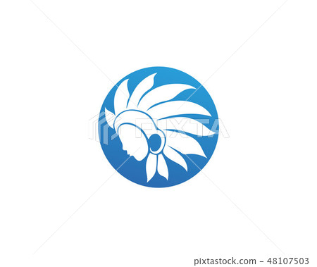 Indian Chief Mascot Indian Chief Mascot 48107503