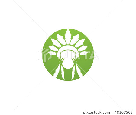 Indian Chief Mascot 48107505