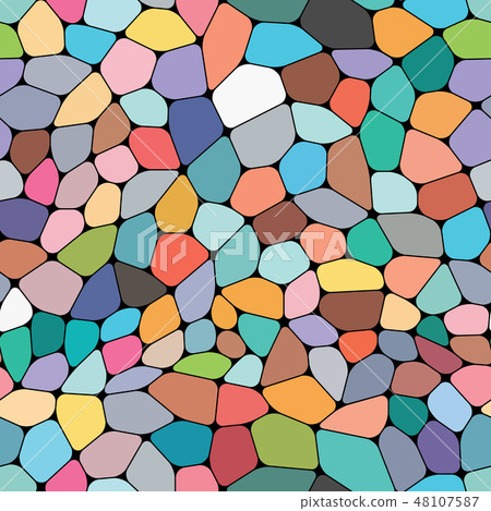 Colorful seamless background on mosaic style. Colorful seamless background on mosaic style. 48107587