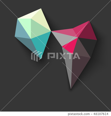 Three dimensions poly 48107614