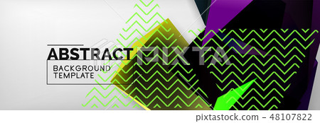 Minimalistic geometric abstract background 48107822