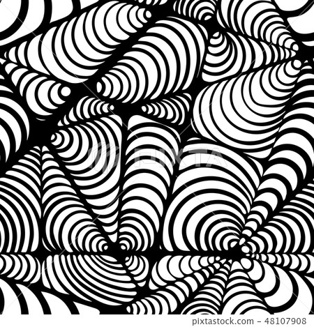 Abstract black and white seamless pattern. Abstract black and white seamless pattern. 48107908