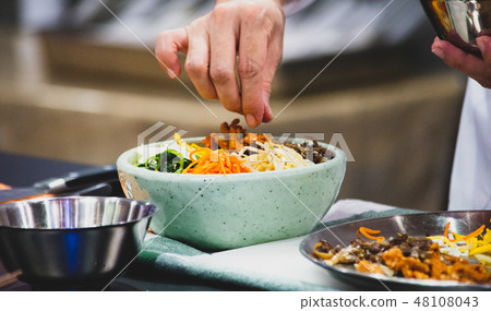 Bibimbap, Traditional Korean cuisine bibimbap Bibimbap, Traditional Korean cuisine bibimbap 48108043
