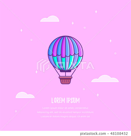 Hot air balloon 48108432