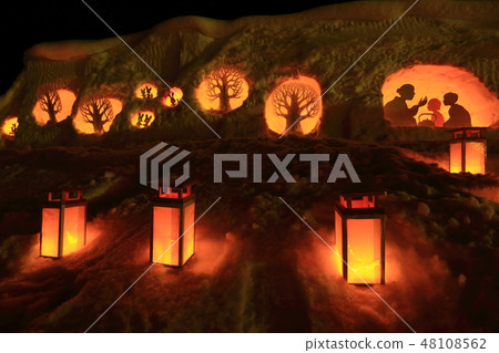 Snow light of Nishi Waga 48108562