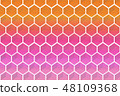 Abstract background of hexagoms shape 48109368