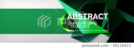 Minimalistic geometric abstract background 48110423