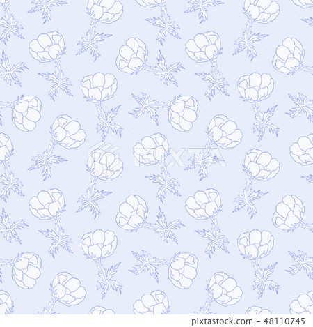floral seamless pattern floral seamless pattern 48110745